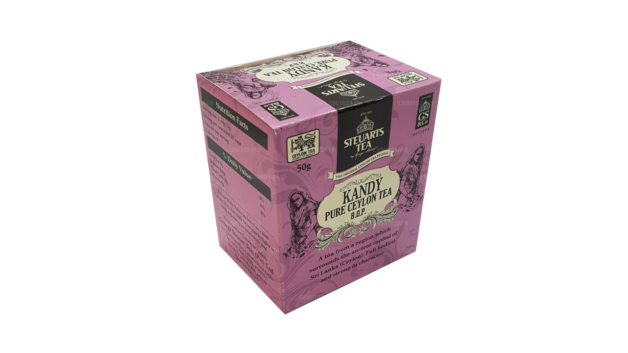 Thé aux feuilles George Steuart Kandy BOP (50 g)