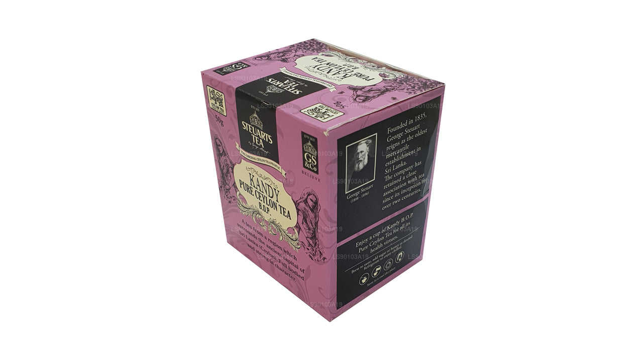 Thé aux feuilles George Steuart Kandy BOP (50 g)