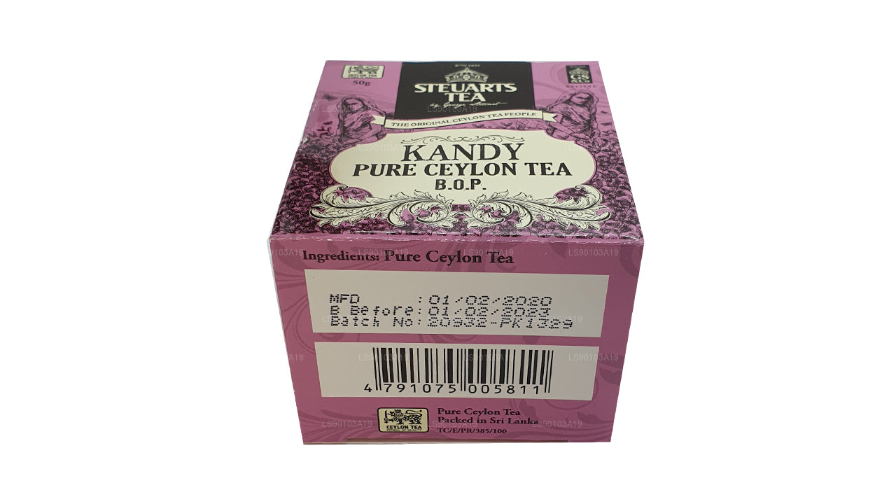 Thé aux feuilles George Steuart Kandy BOP (50 g)