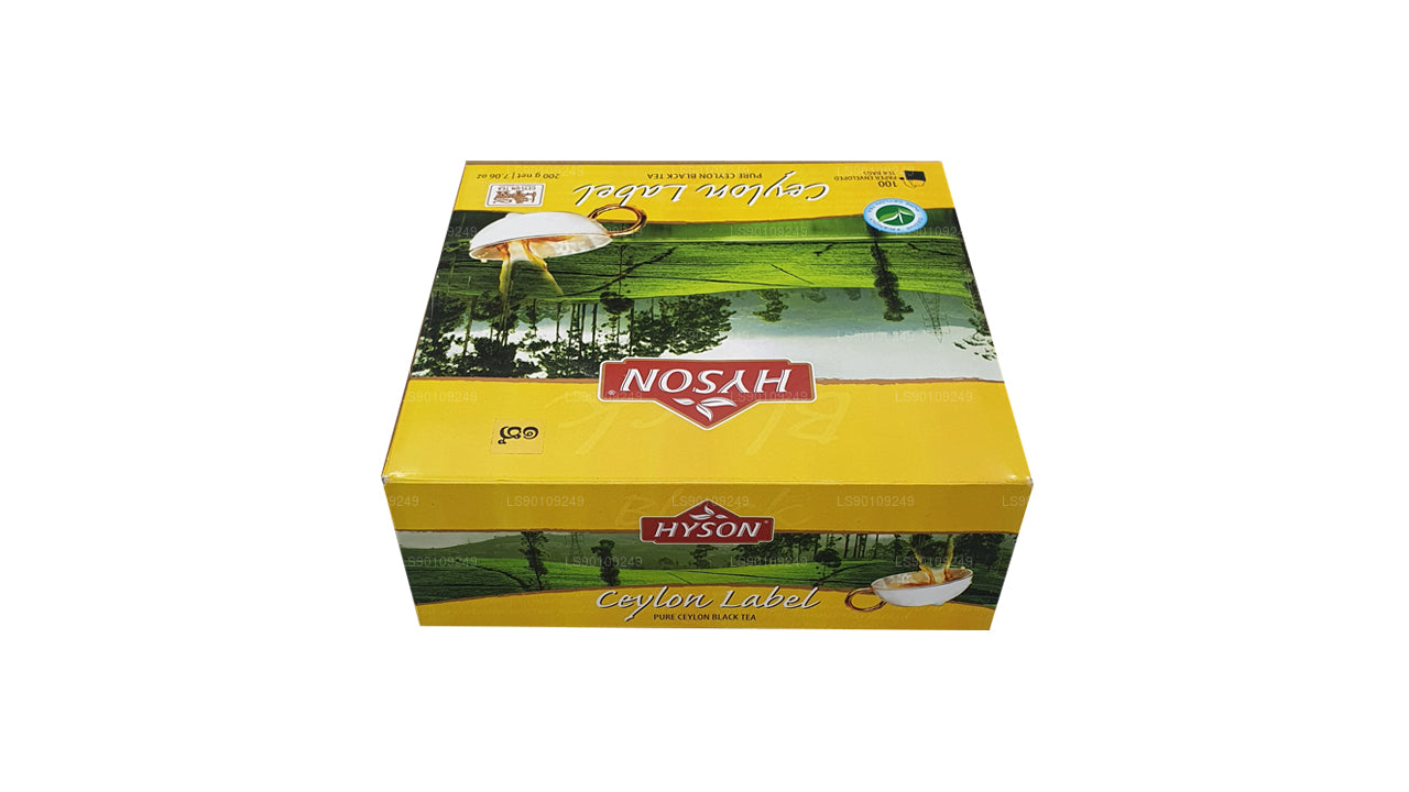 Hyson Ceylon Label BOPF (200 g) 100 sachets de thé