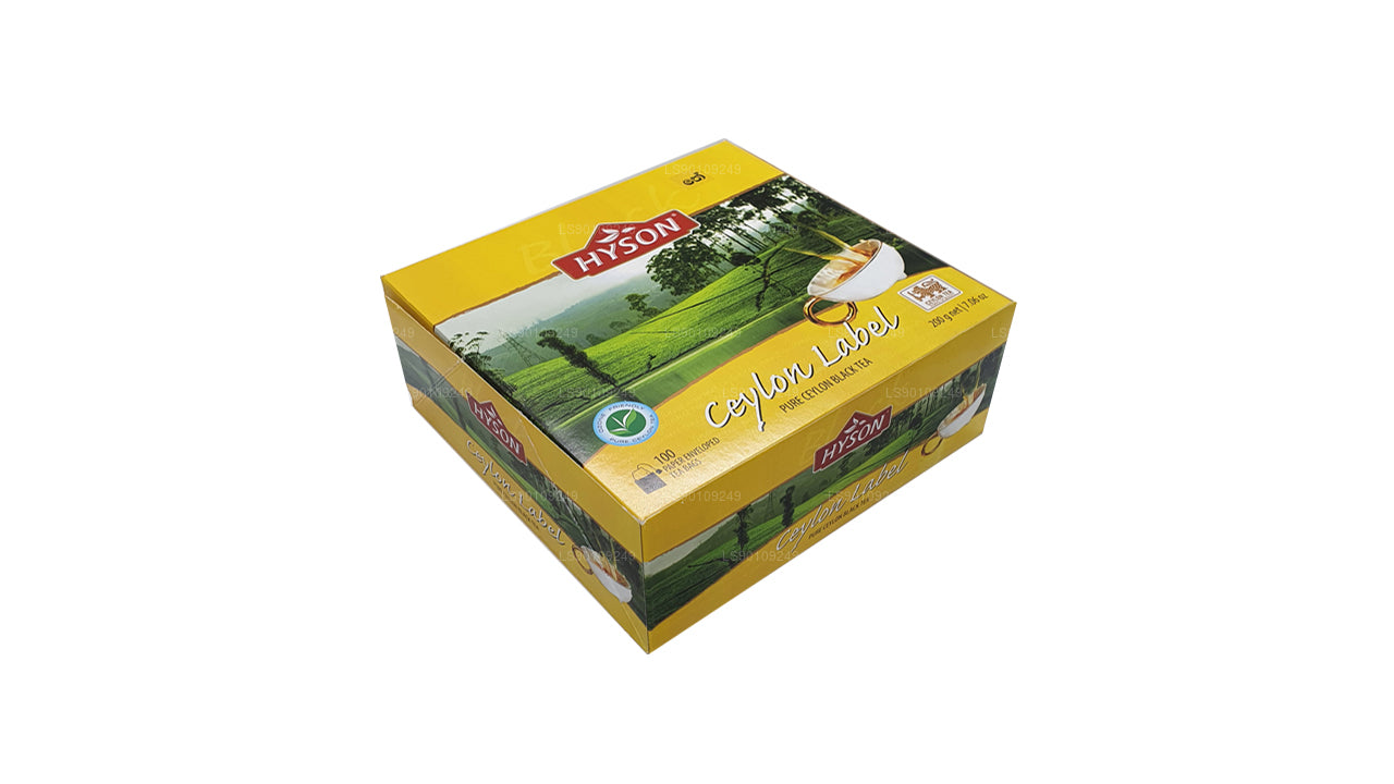 Hyson Ceylon Label BOPF (200 g) 100 sachets de thé