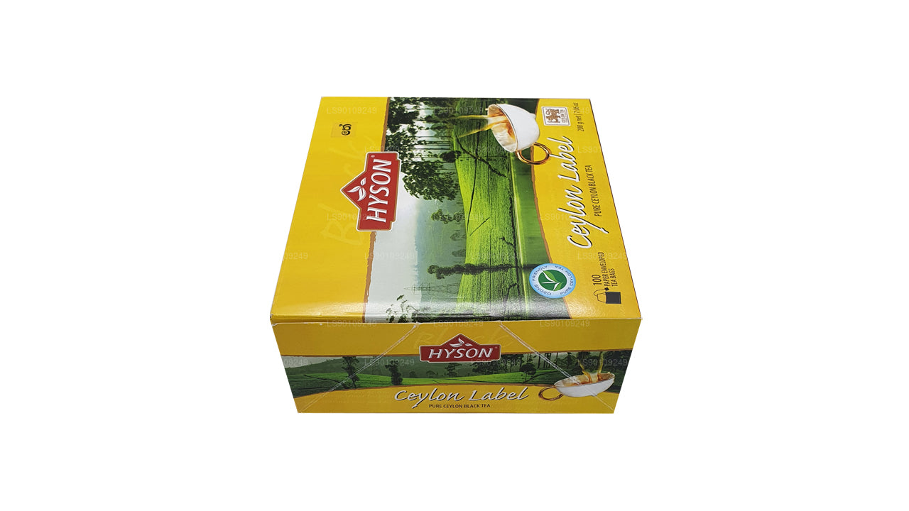 Hyson Ceylon Label BOPF (200 g) 100 sachets de thé